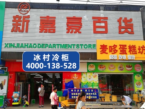 广东省惠州市新嘉豪百货四门分体饮料冰柜|惠州冷柜定制